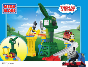 Handleiding Mega Bloks set 10517 Thomas and Friends Cranky