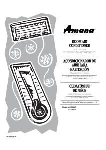 Manual de uso Amana ACD12JE Aire acondicionado