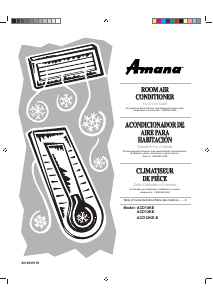 Manual de uso Amana ACD12KE-E Aire acondicionado