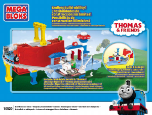 Manuale Mega Bloks set 10520 Thomas and Friends La ricerca e il salvataggio di Sodor