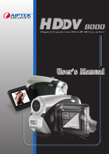Mode d’emploi Aiptek HDDV 8000 Caméscope