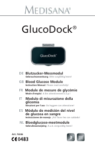 Handleiding Medisana GlucoDock Bloedglucosemeter