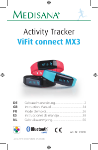 Handleiding Medisana ViFit Connect MX3 Activity tracker