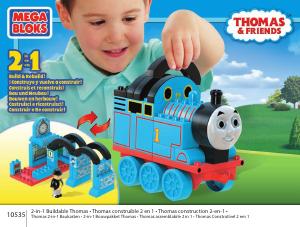 Manuale Mega Bloks set 10535 Thomas and Friends Assemblabile 2 in 1