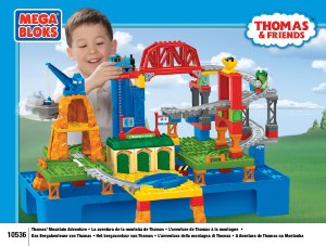 Handleiding Mega Bloks set 10536 Thomas and Friends Thomas bergavontuur