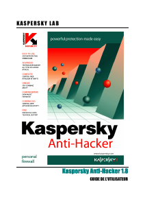 Mode d’emploi Kaspersky Lab Anti-Hacker 1.8