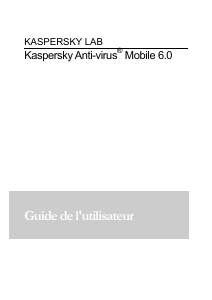 Mode d’emploi Kaspersky Lab Anti-Virus Mobile 6.0