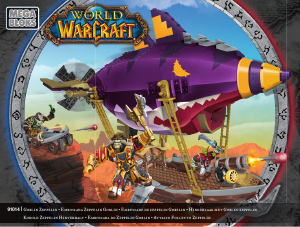 Manual de uso Mega Bloks set 91014 Warcraft Emboscada zeppelin goblin