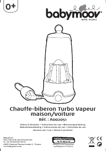 Manual Babymoov A002051 Turbo Vapeur Aquecedor de biberões