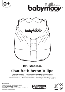 Manual Babymoov A002026 Tulipe Aquecedor de biberões