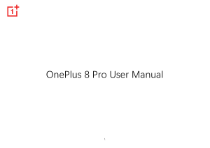 Manual 1+ 8 Pro Mobile Phone