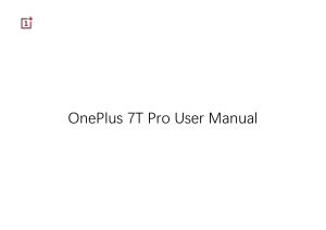 Manual 1+ 7T Pro Mobile Phone