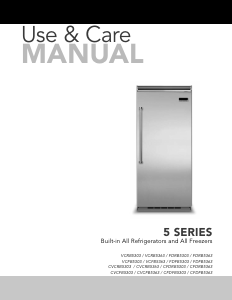 Manual Viking VCFB5303 Refrigerator