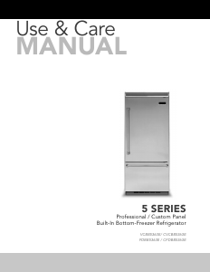 Manual Viking FDBB5363E Fridge-Freezer