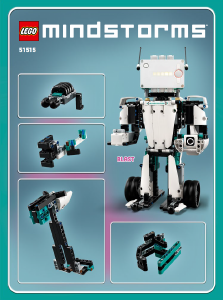 Manuale Lego set 51515 Mindstorms Robot Inventor