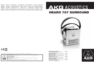 Bedienungsanleitung AKG Hearo 787 Surround Kopfhörer