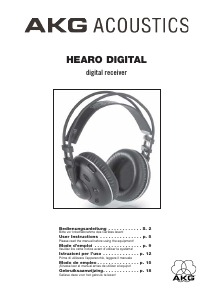 Bedienungsanleitung AKG Hearo Digital Kopfhörer