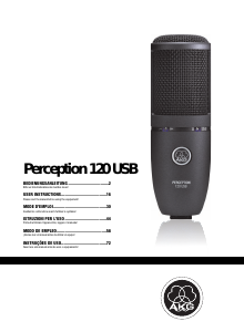 Manual AKG Perception 120 USB Microfone
