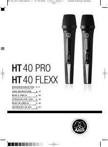 Manual de uso AKG HT 40 Pro Micrófono