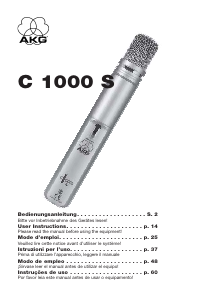 Bedienungsanleitung AKG C 1000 S Mikrofon