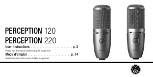 Handleiding AKG Perception 220 Microfoon