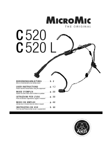 Manual de uso AKG C 520 MicroMic Micrófono
