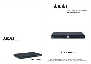 Mode d’emploi Akai STD-2000 Lecteur DVD