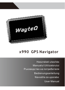 Manual WayteQ x990 GPS Car Navigation