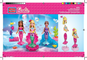 Manual Mega Bloks set 80240 Barbie Mermaid party