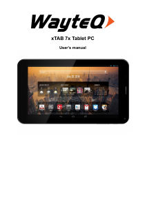 Handleiding WayteQ xTAB 7x Tablet