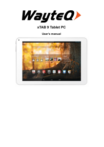 Manual WayteQ xTAB 9 Tablet