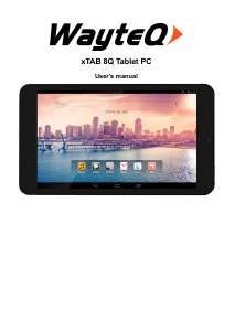 Manual WayteQ xTAB 8Q Tablet