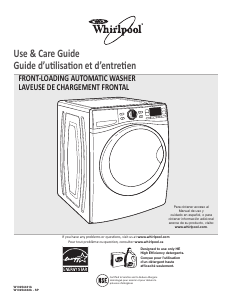 Manual Whirlpool WFW97HEXL Washing Machine