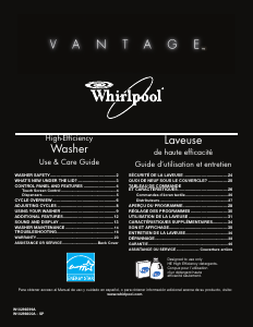 Mode d’emploi Whirlpool WTW7990XG Lave-linge