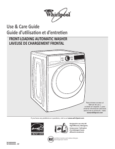 Manual Whirlpool WFW95HEXL Washing Machine