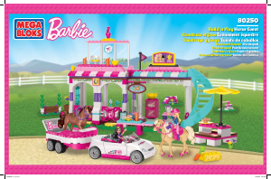 Manuale Mega Bloks set 80250 Barbie Evento equestre