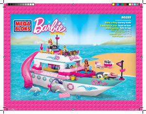 Mode d’emploi Mega Bloks set 80253 Barbie Yacht de luxe