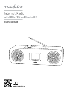 Käyttöohje Nedis RDIN2500WT Radio