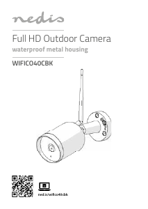 Manuale Nedis WIFICO40CBK Telecamera ip