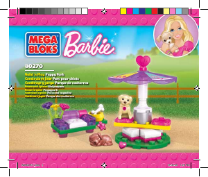 Mode d’emploi Mega Bloks set 80270 Barbie Chiots