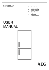 Manual AEG RCB732E5MW Fridge-Freezer