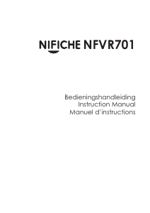 Manual Nifiche NFVR701 Freezer