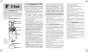 Manual de uso Tefal ZP200555 Exprimidor de cítricos