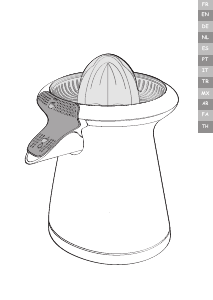 Bedienungsanleitung Tefal PC1058ME Zitruspresse