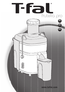 Handleiding Tefal ZE4501MX Frutelia Pro Sapcentrifuge