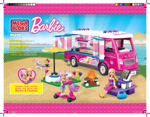 Bruksanvisning Mega Bloks set 80293 Barbie Lyx husbil