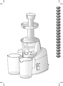 Priročnik Tefal ZC258D38 Sokovnik