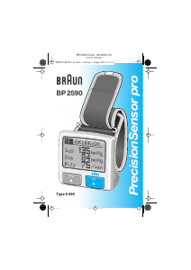 Εγχειρίδιο Braun BP2590 PrecisionSensor Pro Συσκευή παρακολούθησης της πίεσης στο αίμα