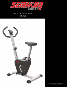 Manual de uso Semikon TE310 Bicicleta estática