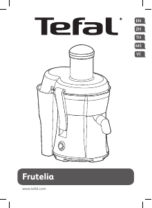 Manual Tefal ZE350G66 Frutelia Juicer